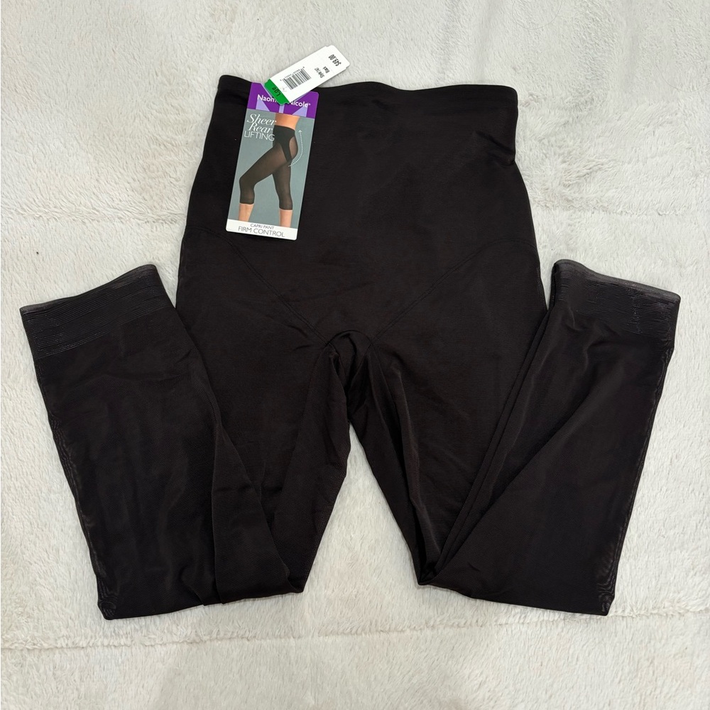 naomi & nicole black shapewear leggings